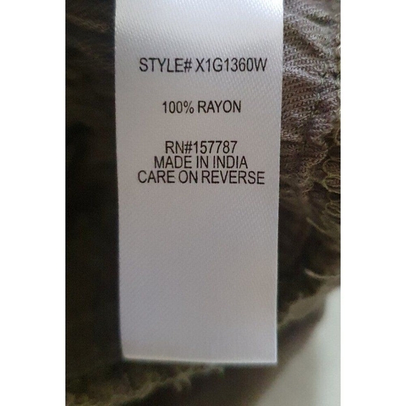 Jolie & Joy Women Khaki/ 100% Rayon/ Romper Size 1X - Picture 8 of 11